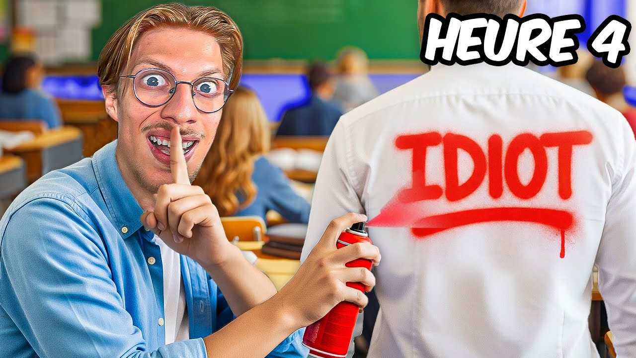 24H pour se faire RENVOYER de mon Lycée ! (Ft.Clinko)