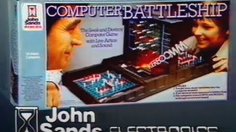 COMPUTER BATTLESHIP (1982) by John Sands - TV Ad