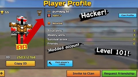 This Hacker Is Level 101! | Pixel Gun 3D