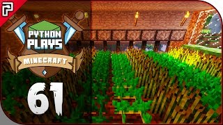 Auto Crop Farm With Item Filter! | Minecraft 1.11 PC | Python Plays Minecraft Survival [S2 - #61]
