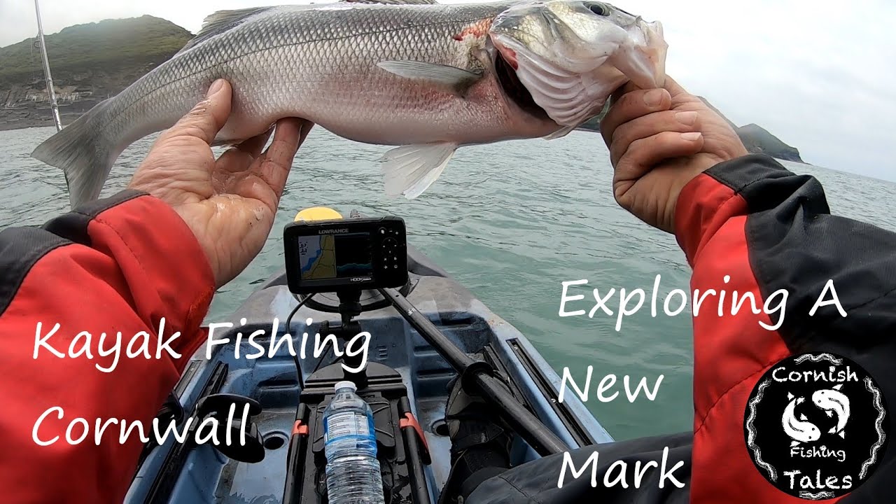 Kayak Fishing Cornwall Lure Fishing For Bass Exploring A New Mark