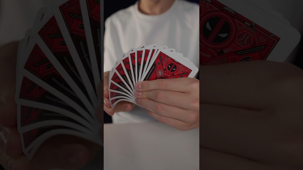 DEADPOOL Playing cards (ASMR) 