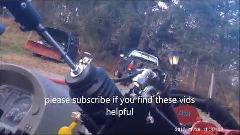 Mahindra  2555 loader bucket float _ level indicator demo _  egr MIL light issue dpf