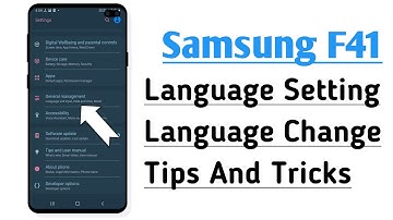 Samsung F41 Language Setting, Language Change Tips And Tricks