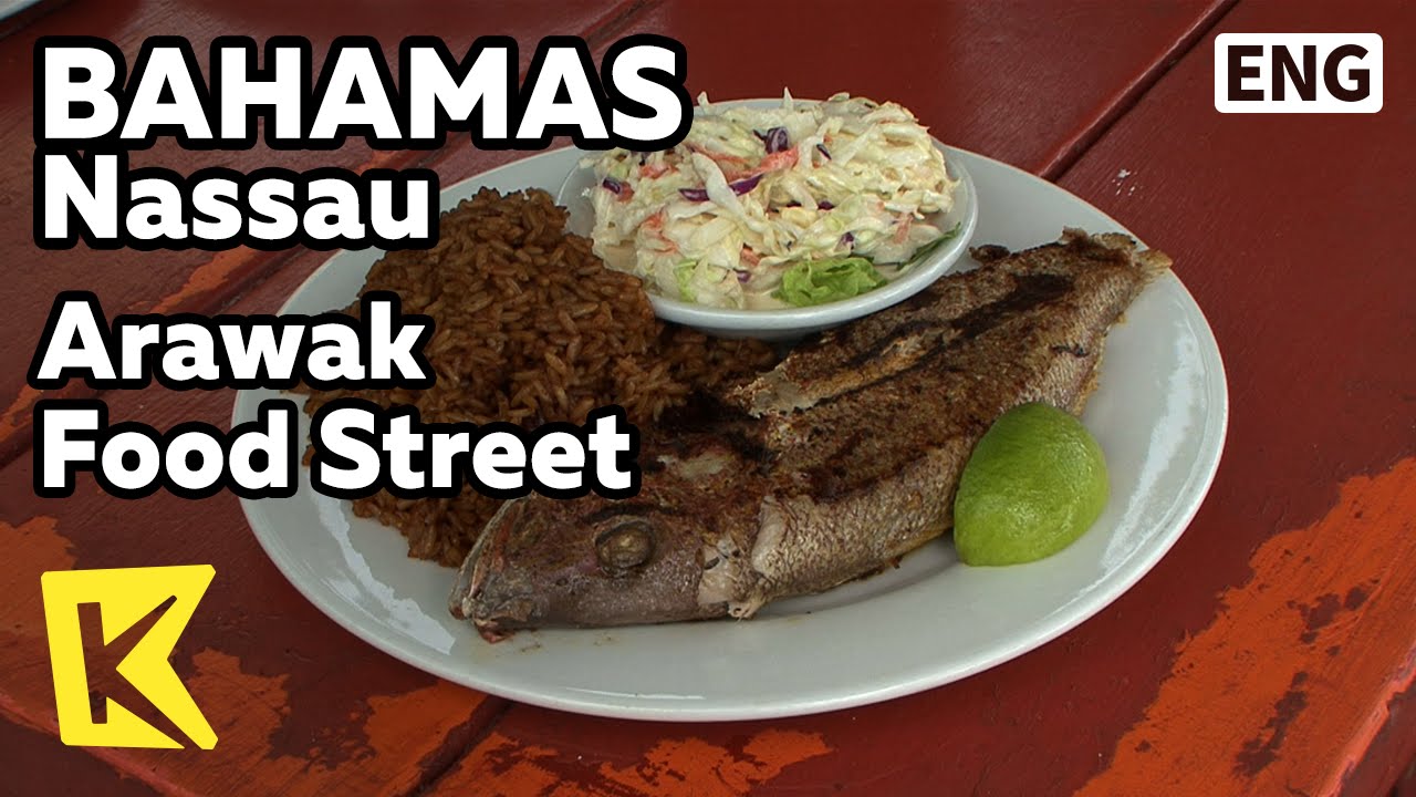 【K】Bahamas TravelNassau[바하마 여행나소]아라왁 먹자골목, 해산물 튀김/Arawak Food Street