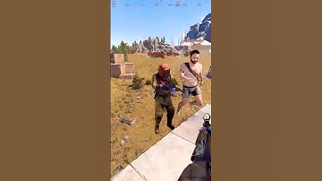 Going bingus on the online raiders in #rust #gaming #shorts