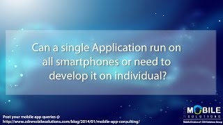 Developing Apps For Multiple Platform