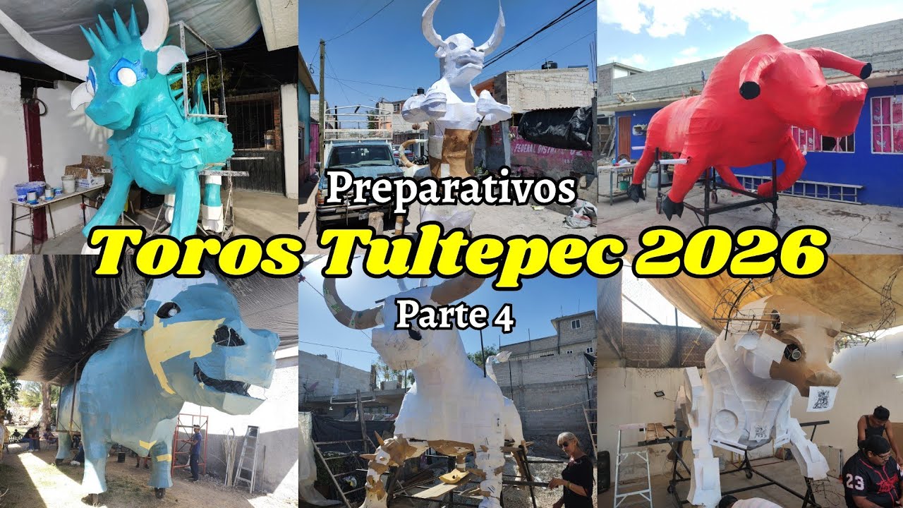 Preparativos De Algunos De Los Toros Pirotécnicos Para Este 6 De Marzo En Tultepec 2026 (4).