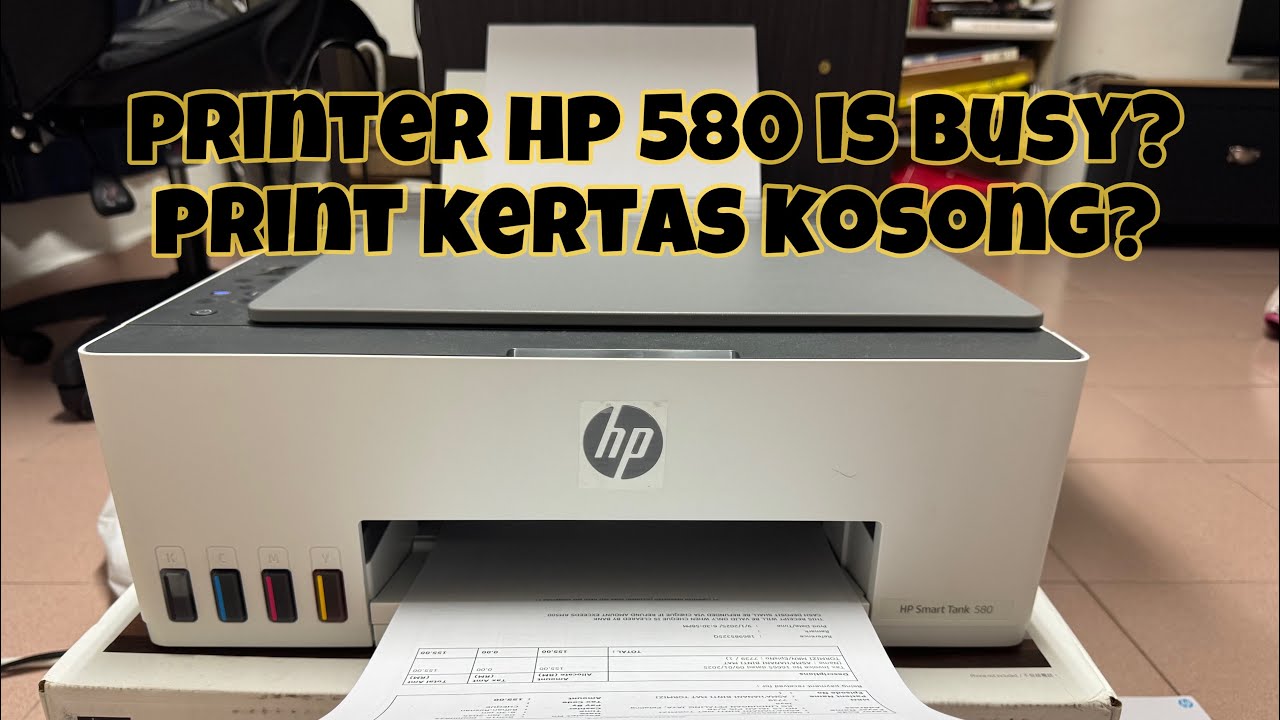 THE PRINTER IS BUSY? ini cara reset printer hp 580
