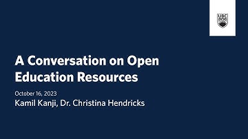 A Conversation on Open Educational Resources