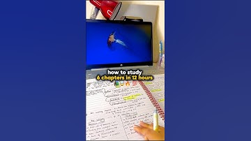 How to study 6 Chapters in 12 hours ✨🍀🎯  (read PINNED comment!!)