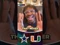 Michael Irvin FAVORITE Team: Dallas Cowboys Or Miami Hurricanes?