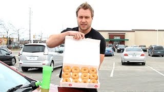 Eating a Dozen Donuts in 45 Seconds! (Must See)