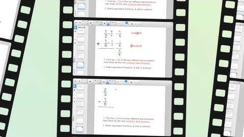 Lesson 116: Finding Common Denominators to Add, Subtract & Compare Fractions