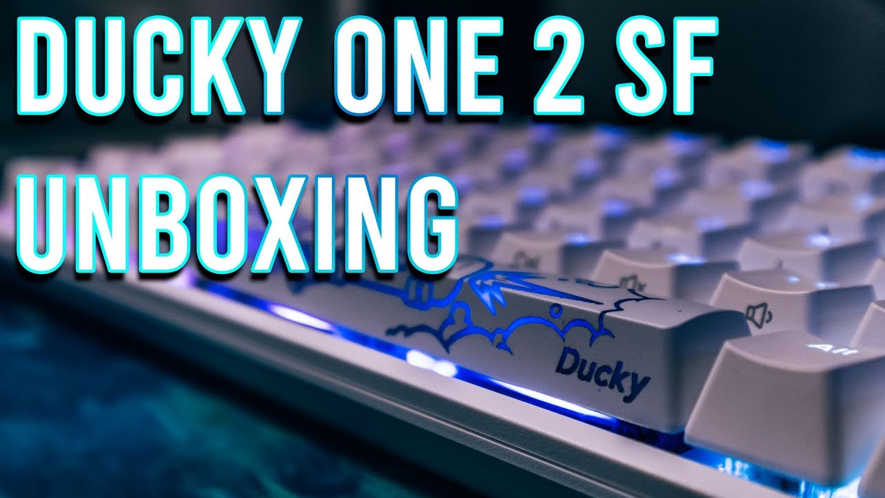 New Ducky One 2 Sf 65 Pure White Unboxing And Sound Test Youtube