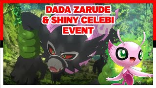 GET DADA ZARUDE & SHINY CELEBI - Official Event Distribution