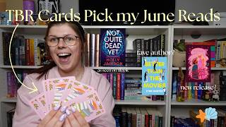 Reader Roulette  Cards Pick My June Reads ☀️📖🐚 *June TBR*