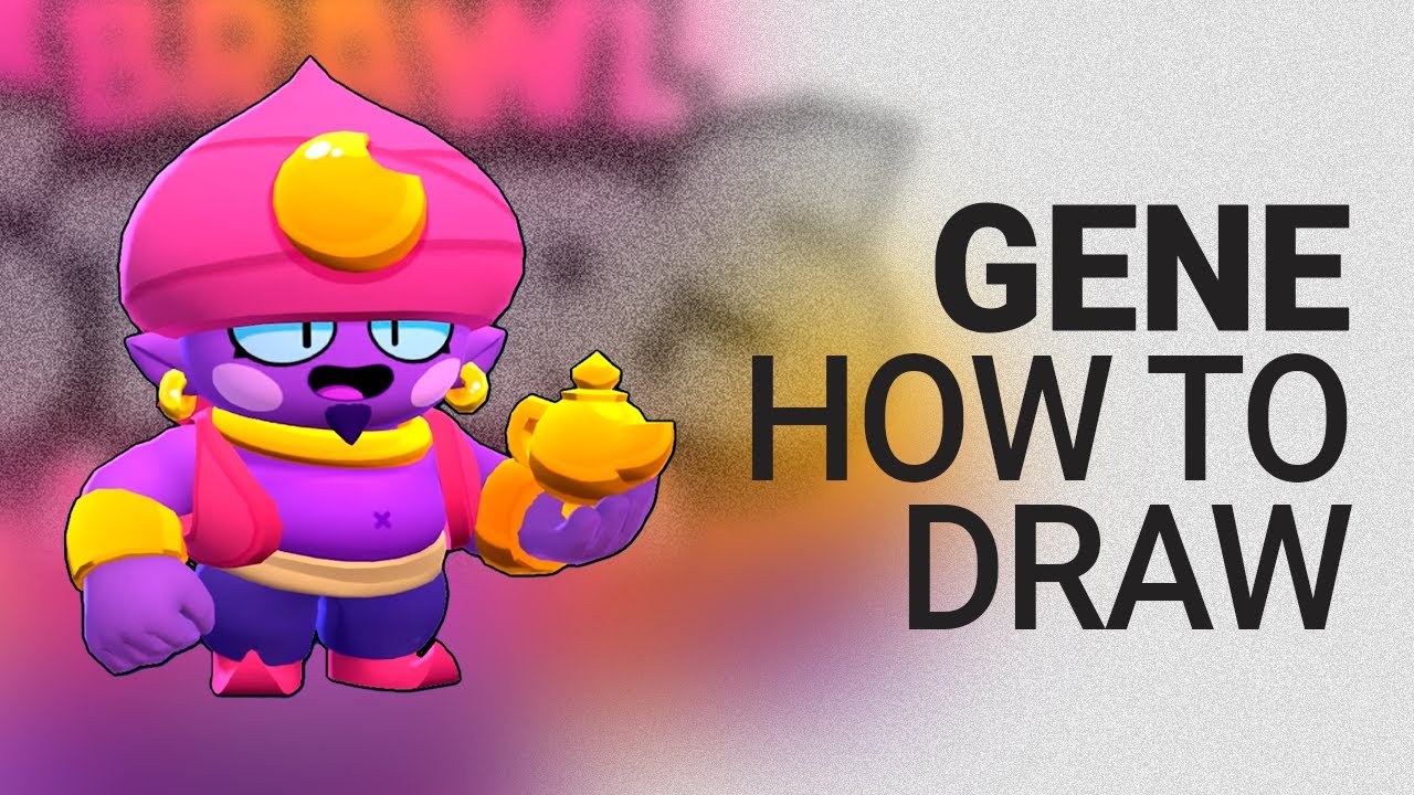 GENE BRAWL STARS how to draw stroke