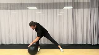 Lateral Squat Shift w/ MB Roll - Lee Taft