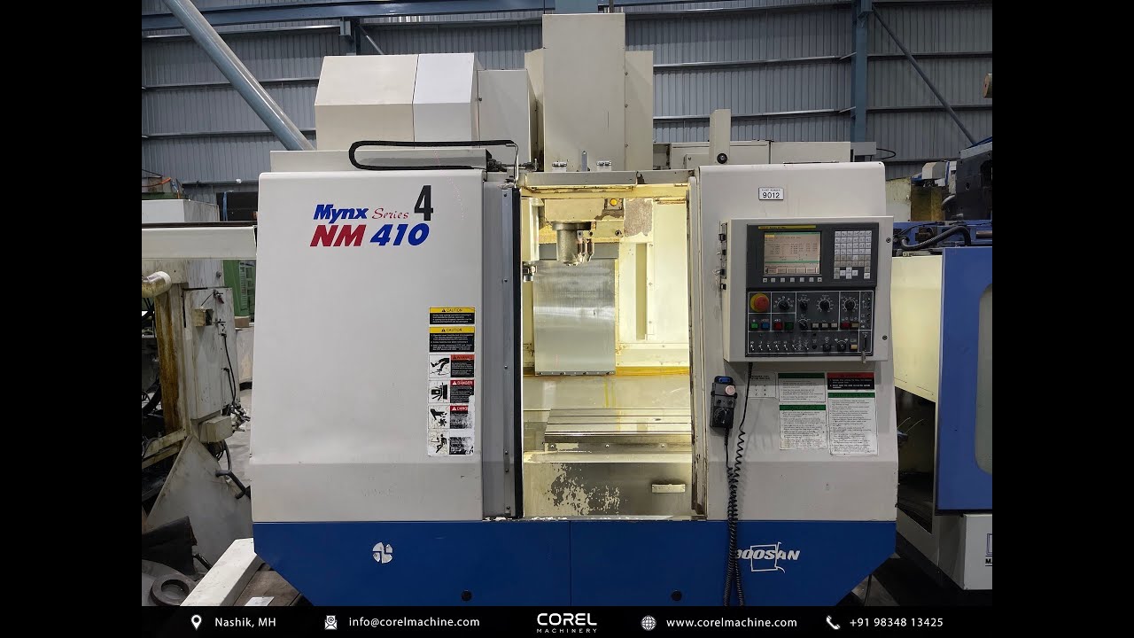 DOOSAN MYNX NM410 VMC - YouTube