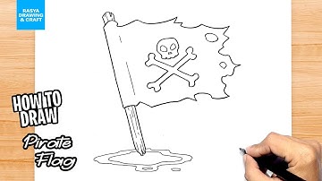 How to draw Pirate Flag