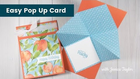 Easy Pop Up Card with Patterned Paper