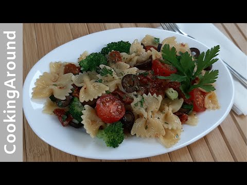 Video: How To Make A Pasta With Broccoli, Cheese And Sun-dried Tomatoes