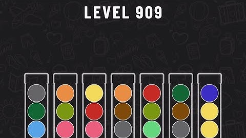 Ball Sort Puzzle Level 909 #ballsortpuzzle #ballsortpuzzlegameplay #puzzlegame #mobile games