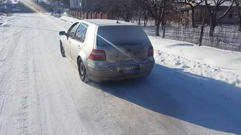 Golf 4 1.9 TDi ASZ - straight pipe popcorn