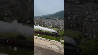 Tornado 60163 at Burntisland by Drone #train