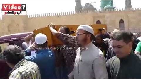 1-من جنازة علامة القراءات فضيلة الشيخ عبدالحكيم عبداللطيف شيخ عموم المقارئ المصرية 9-9-2016