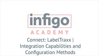 Connect: LabelTraxx | Integration Capabilities and Configuration Methods
