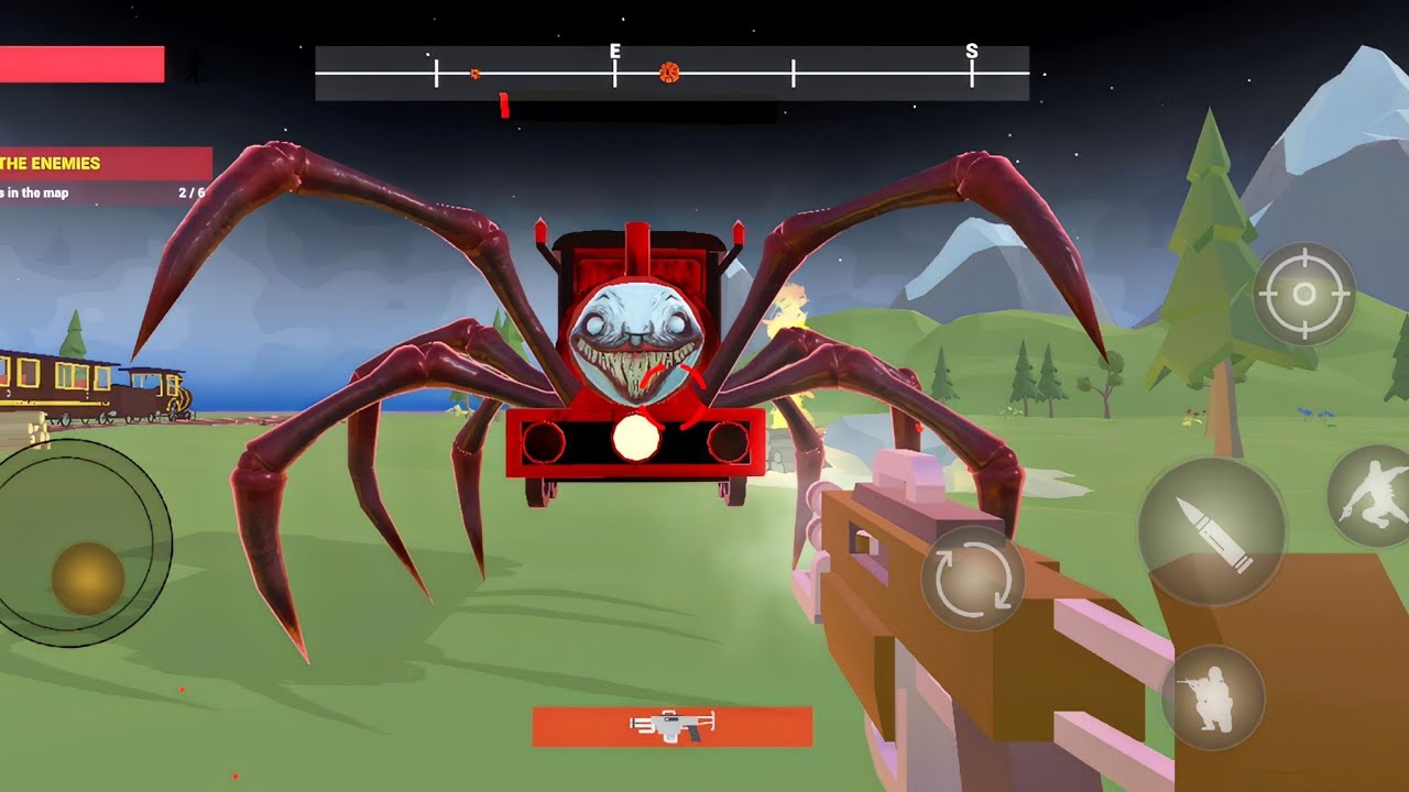 Spider Train Horror Fps _  Horror Choo Choo - Mobile Gameplay Android
