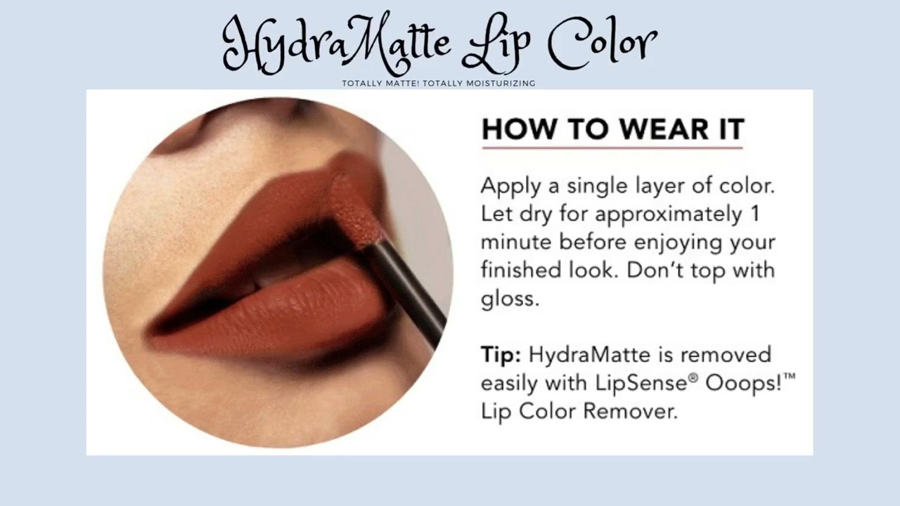 HydraMatte Lip Color - The Details!