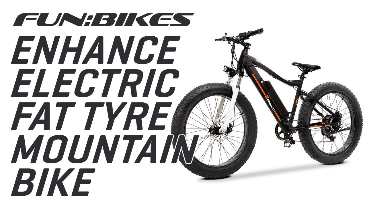 fat tyre electric mountain bike