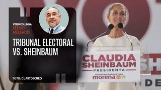 Tribunal Electoral, última trampa Vs. Sheinbaum. Por Pedro Mellado ¬ Video columna