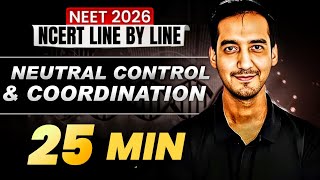 Neural Control and Coordination | Rapid Revision | Class 11 NEET | Sourabh raina