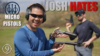 Henry Forces Josh to Shoot Micro Pistols.  Feat: Beretta 30X, Tomcat, Bobcat, Cheetah [Range Talk]