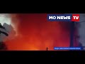 Mo news tv  un spectaculaire incendie dtruit 3 maisons  vampires  saintlaurent du maroni