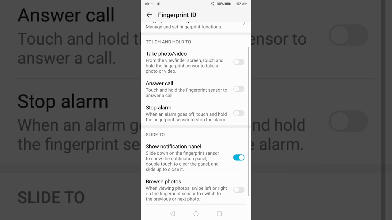 How to Set Sensor Setting in Honor Phone