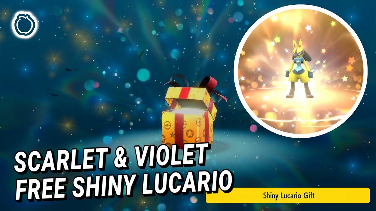 How to get free Shiny Lucario code in Pokemon Scarlet & Violet