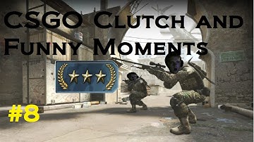 BOTTOM FRAG RANK UP!!! CSGO Clutch Moments #8