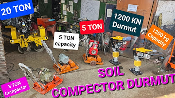 मिट्टी दबाने की मशीन का भण्डार, Durmut Machine ka Bhandar, Soil compactor Durmat Machine