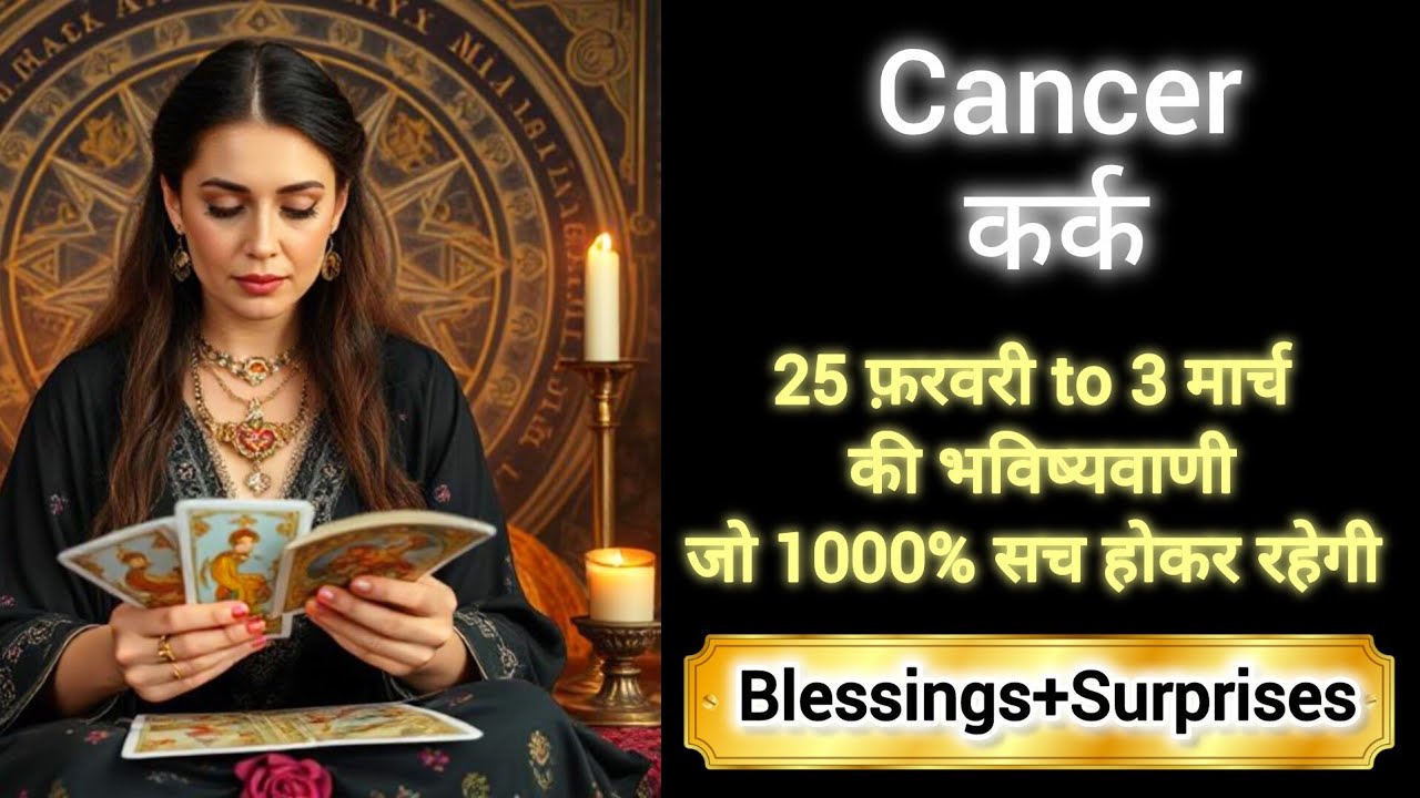 CANCER 🎖️🏆 कर्क राशी 25 फ़रवरी to 3 मार्च 2026 🎊💯 KARK Rashi 2026🌹🔮 #cancer #viralvideo #tarot