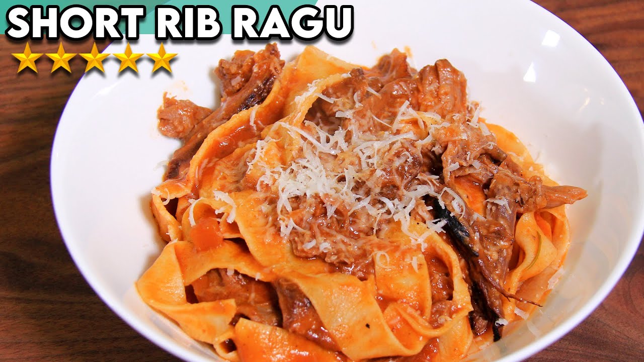 Italian-Style Braised Short Ribs | The Most Delicious Ragu Sauce!