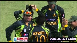 Shahid Afridi 7 Wickets Vs West Indies 2013 watch with Ali in HD Pak Vs Wi 1st ODI Highlights )