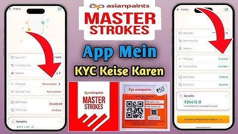 MASTERSTROKE APP FULL KYC KAISE KARE | ASIAN PAINTS NEW UPDATE 2025 ONLINE अपने फोन से | AsianPaints