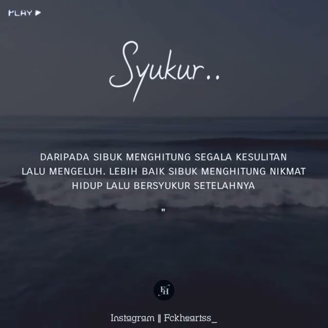 video untuk status wa - syukur / kata-kata motivasi - 🙂 - kalimat bersyukur - video musik - fotolagu