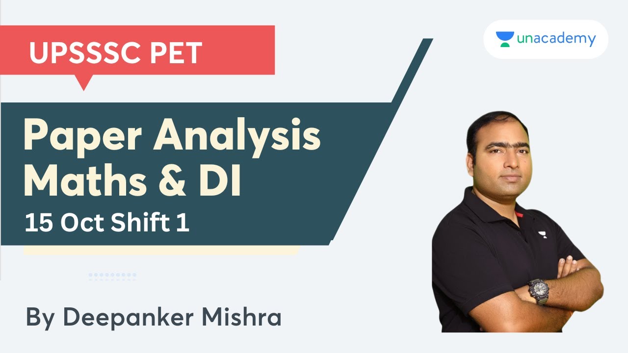 upsssc-pet-paper-analysis-15-oct-shift-1-deepanker-mishra-youtube