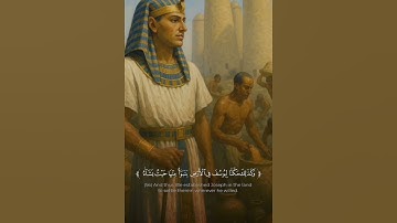 آيات_Ayat (سورة يوسف _ الآية 56 _ وَكَذَٰلِكَ مَكَّنَّا لِيُوسُفَ فِي الْأَرْضِ )